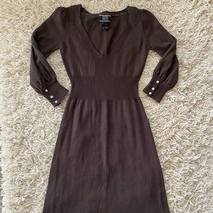 D.E.P.T. womens sweater brown dress, S